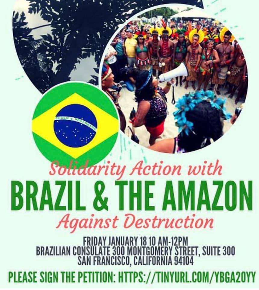 Solidarity Action with Brazil and the Amazon Against Destruction